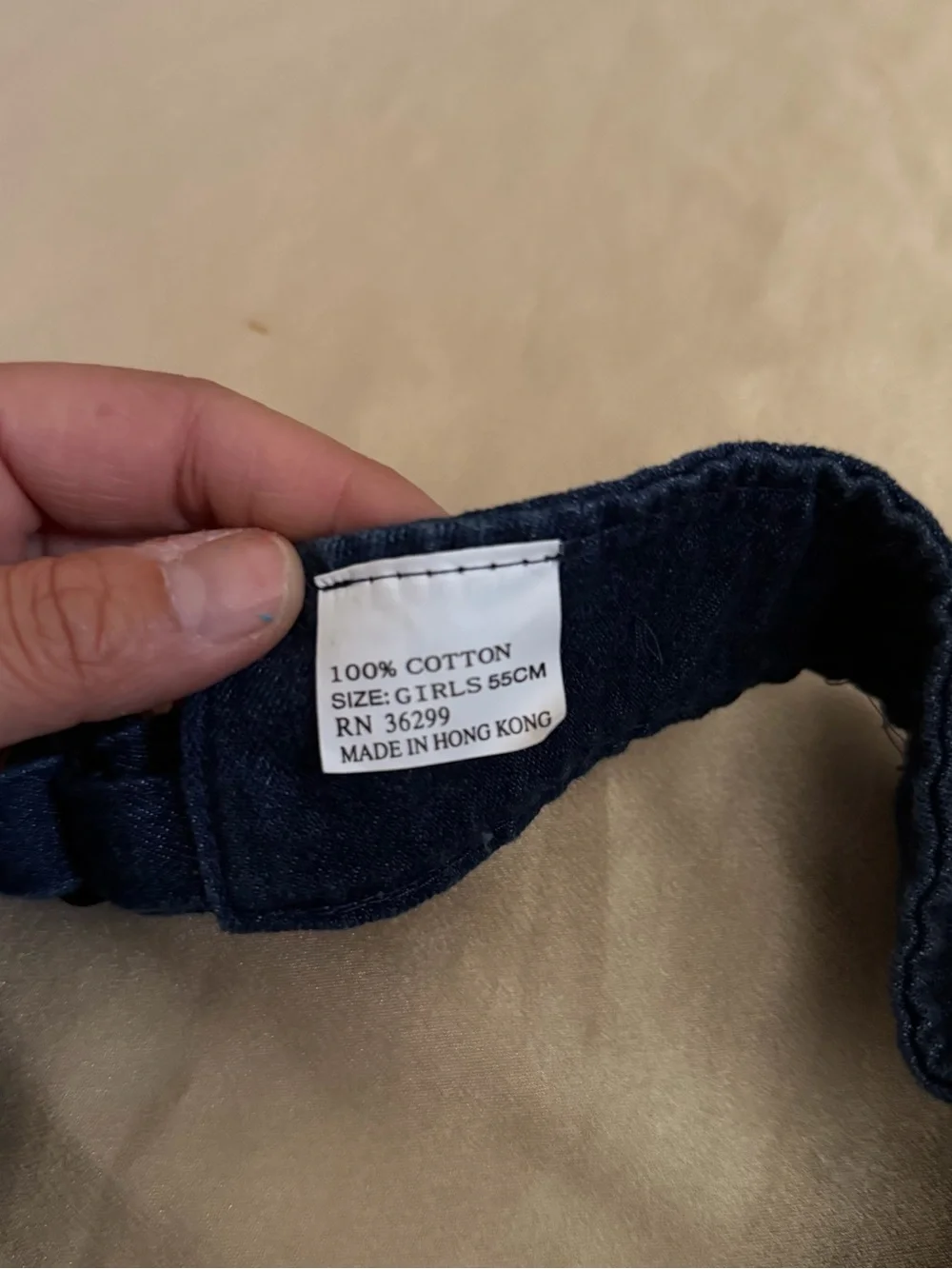 Vintage 2000 Charlie's Angels Denim Visor Deadstock NWT Y2K Floral girls 55cm